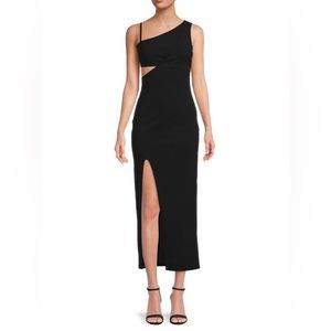 NWT RACHEL RACHEL ROY Cutout One Shoulder Maxi Gown - Size Small
